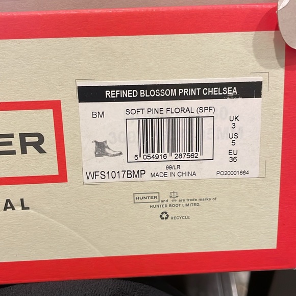 Hunter Refined Chelsea-BLOSSOM print - Picture 5 of 5